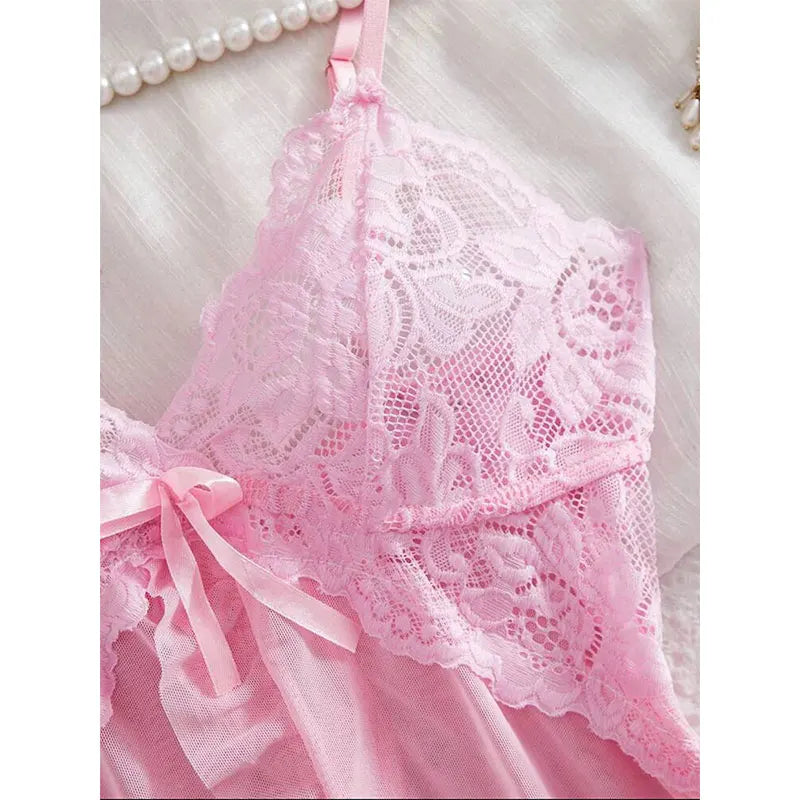 Cute Sweet Sleeveless Halter Short Sets V-Neck Pajama Sets
