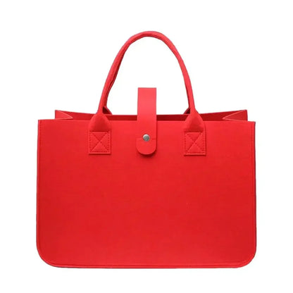 Flower Handbag Felt Large Shoulder Bag