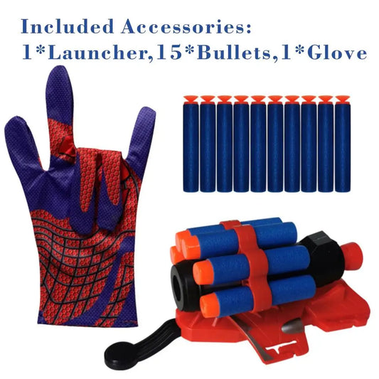 Spider Web Launcher Shooters Glove Set