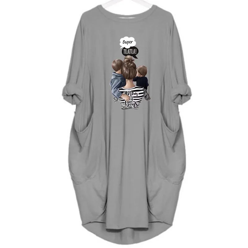 Long Sleeved Plus Size Dress