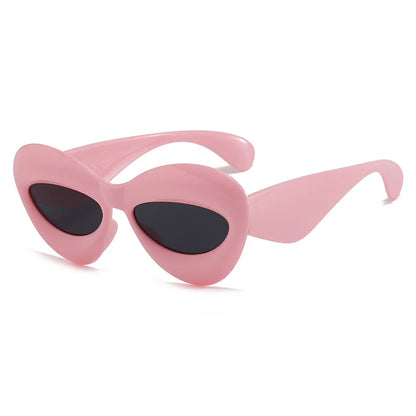 Unique Candy Color Sexy Lip Y2k Punk Hip Hop Sunglasses