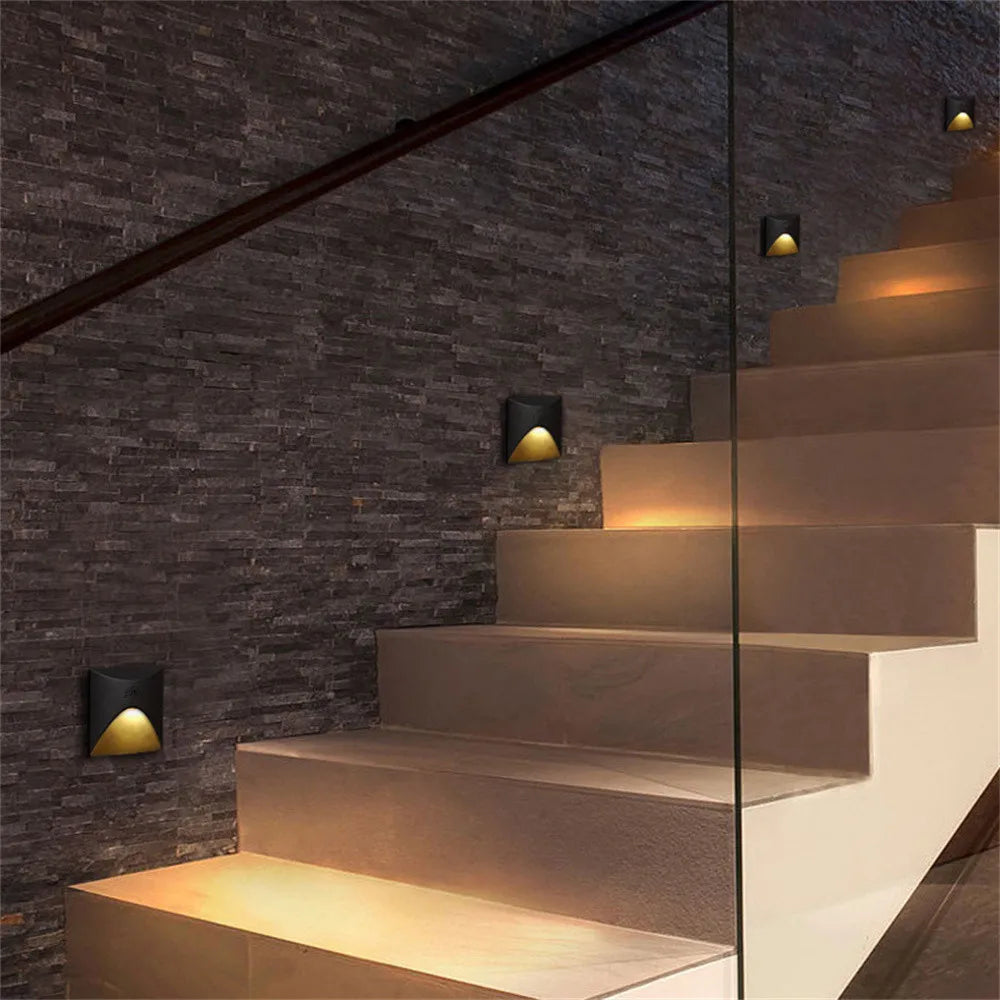 Outdoor Lighting Recessed Wall Lamp Waterproof