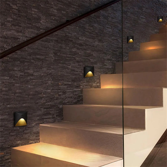 Outdoor Lighting Recessed Wall Lamp Waterproof