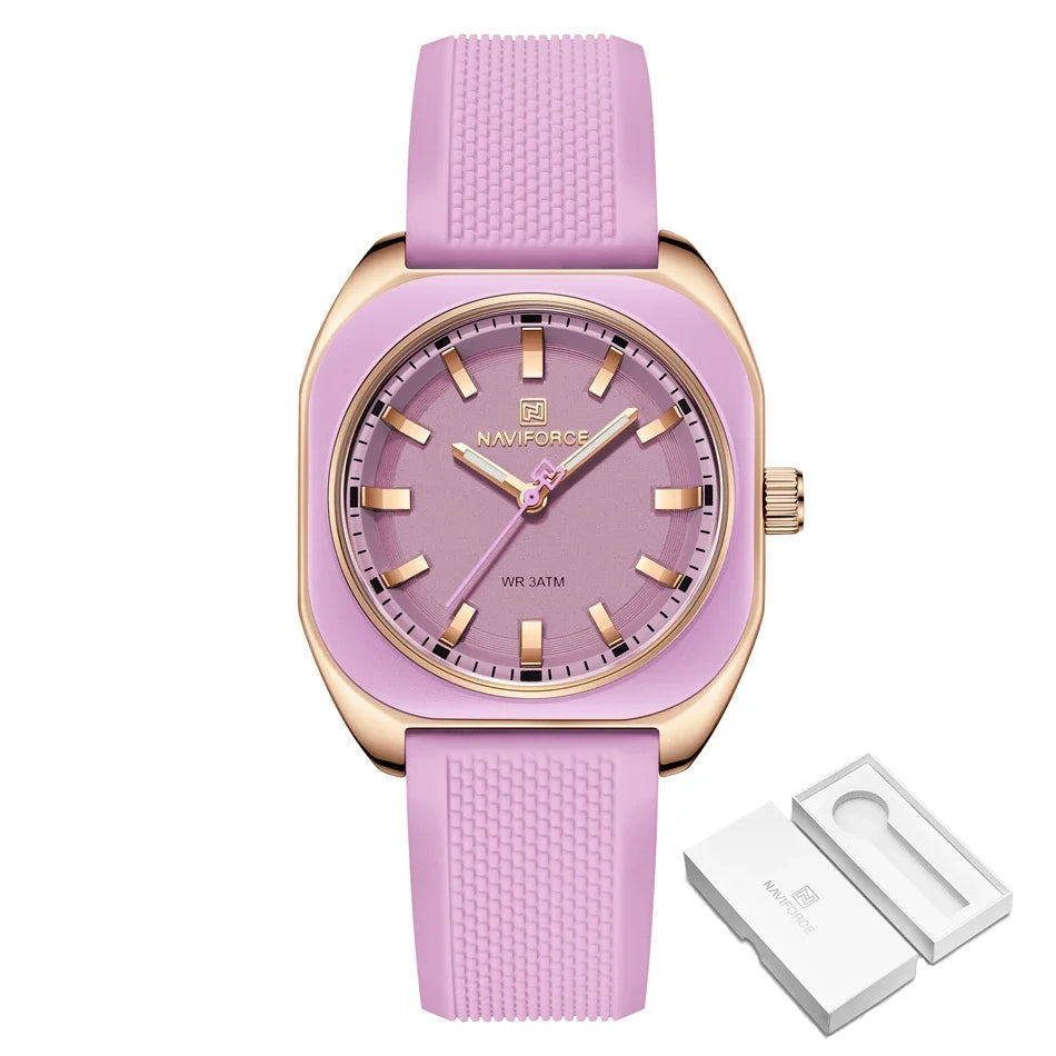 DANA Quartz Silicone Strap watch