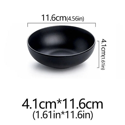Frosted Melamine Ramen Bowl Imitation Porcelain