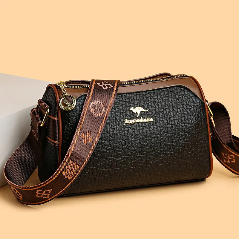 Soft Leather Pillow Versatile Large Capacity Crossbody Bag