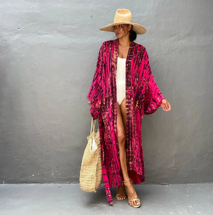 Long Kimono Swimsuit Cover up Outfits Bathing Suit