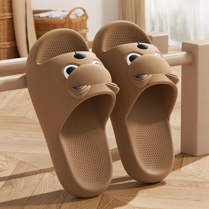 Soft Sole Cute Dog EVA Non Slip Platform Slippers