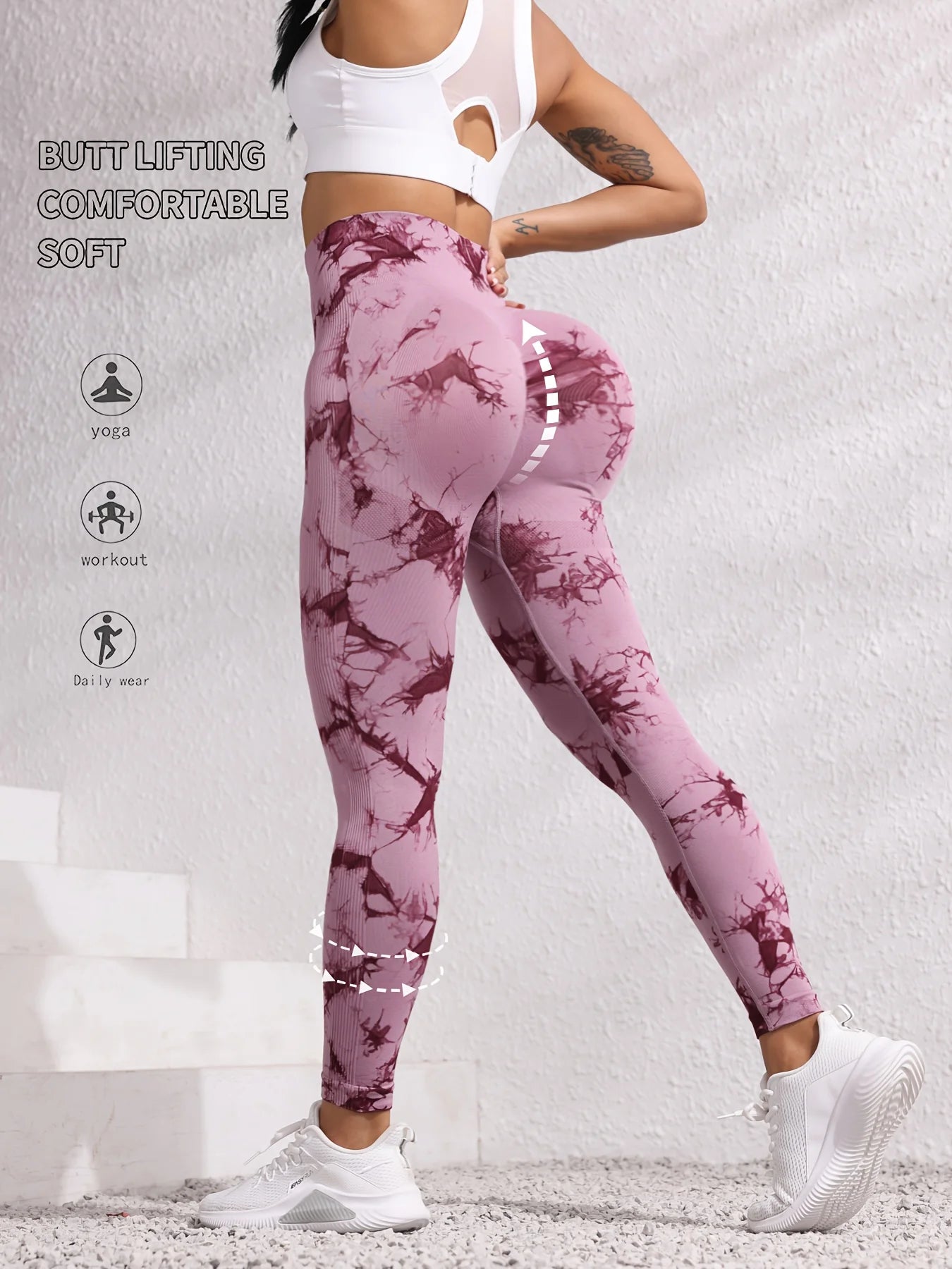 Hip Lifting Seamless Fitness Gym Leggings Pants