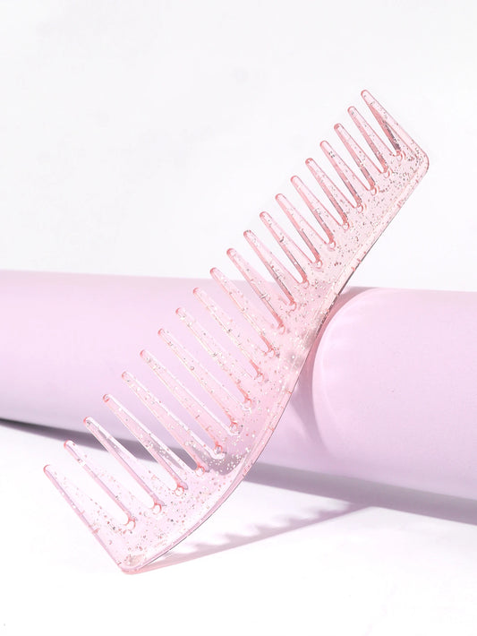 4pcs/1pcs crystal double-sided edge hair brush
