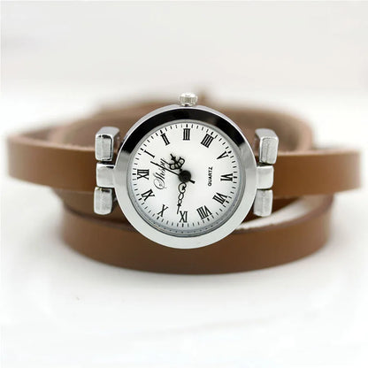 Long Leather ROMA Vintage Watch
