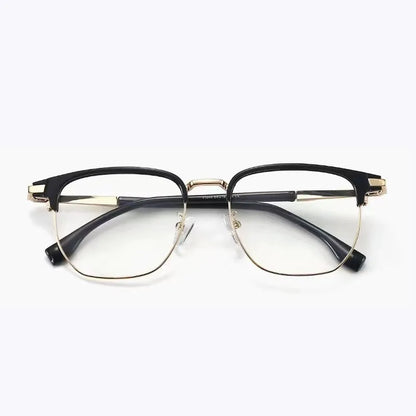 Square Anti Blue Light Presbyopia Eyeglasses Reading Glasses