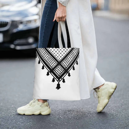 Polyester Keffiyeh Scarf Tote Bag