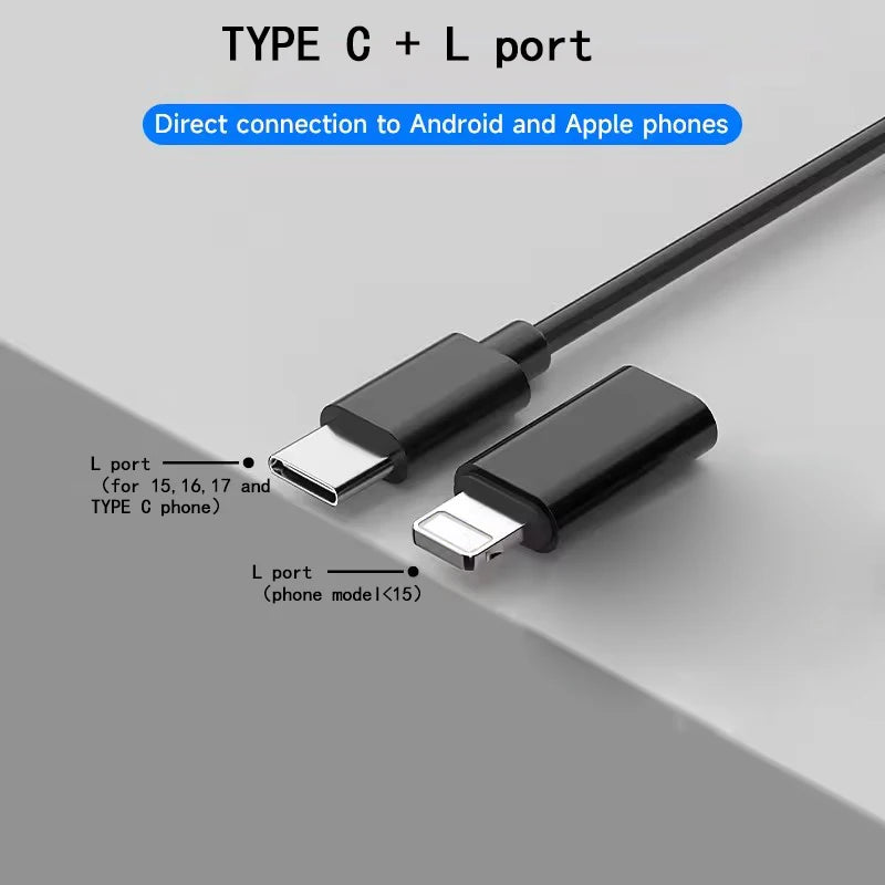 iOS Endoscope Camera for iOS System HD 960P Inspection Sewer Borescope Camera
