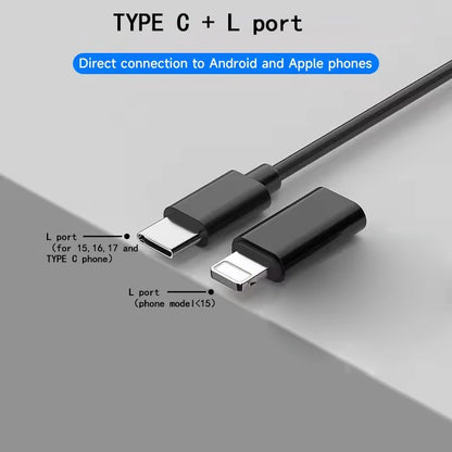 iOS Endoscope Camera for iOS System HD 960P Inspection Sewer Borescope Camera
