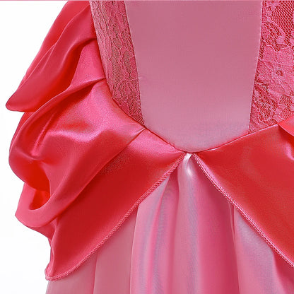 Peach Princess Daisy Cosplay Costume Rosalina Dress