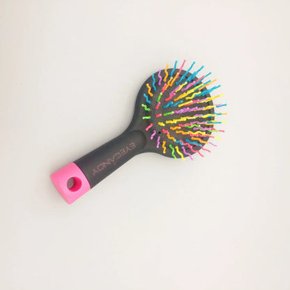 Hair Comb Professional Rainbow Comb With Mirror Styling Tools