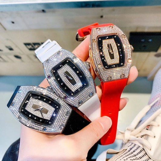 DANA Crystal Silicone Jelly Quartz Watch