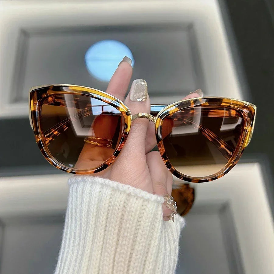 Cat Eye Retro Vintage Mirror Sunglasses
