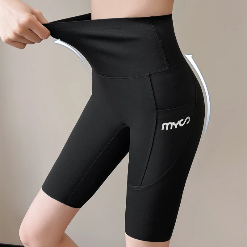 Pantalones deportivos de cintura alta para correr o de uso diario