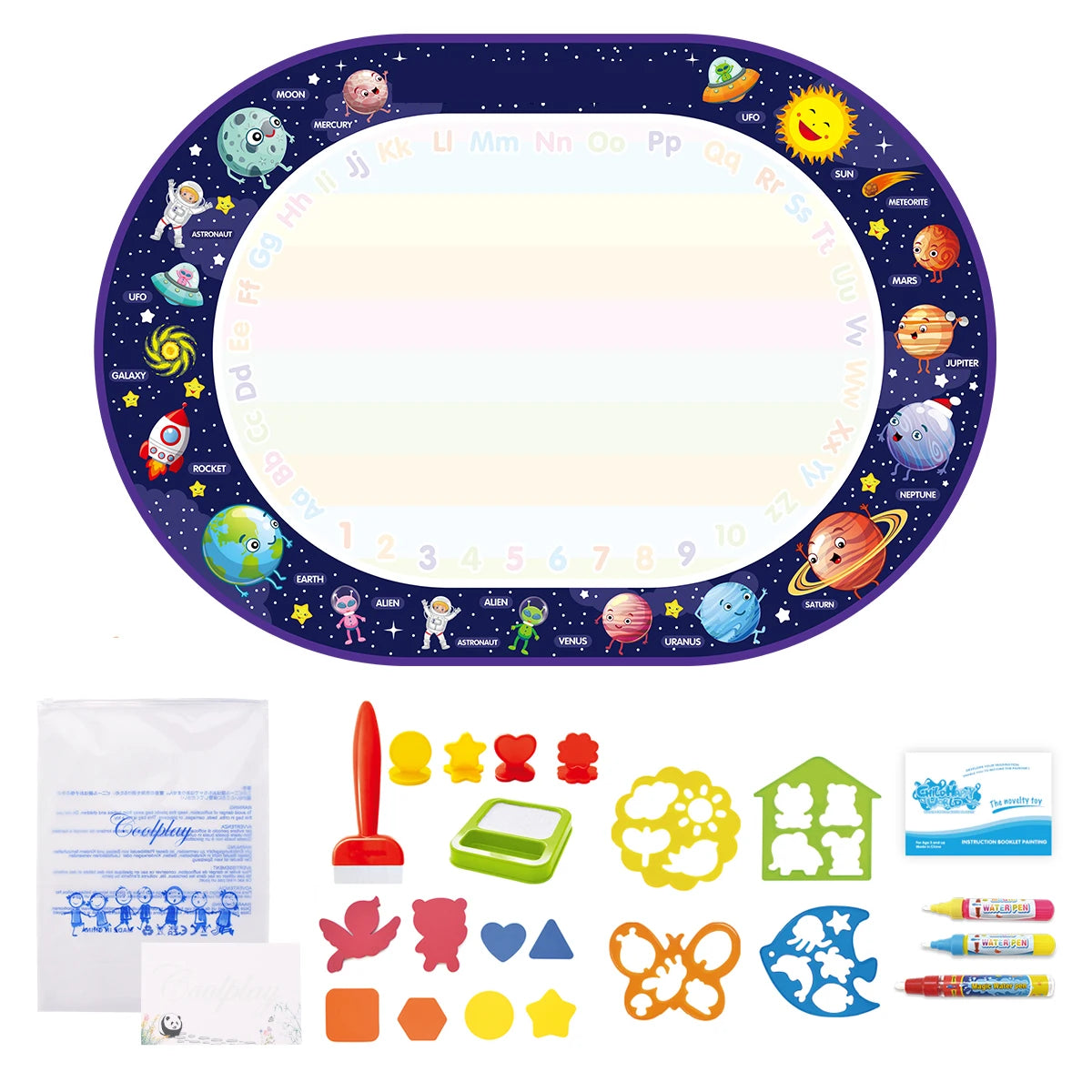 100x80CM Magic Water Drawing Mat Doodle Toys