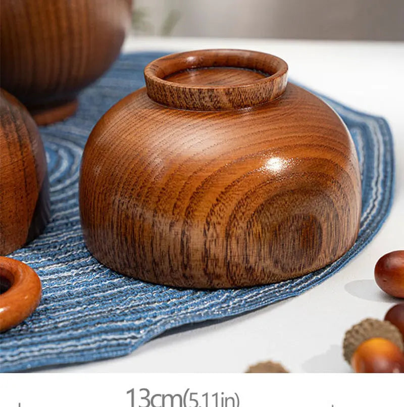 Japanese Sour Jujube Wood Bowl Baby Bowl