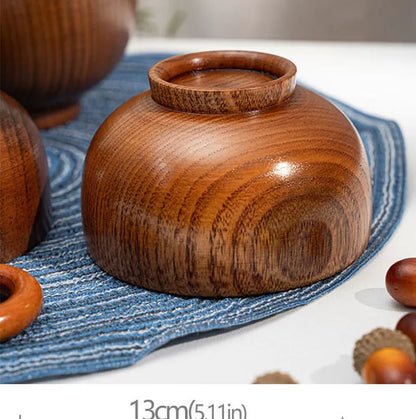 Japanese Sour Jujube Wood Bowl Baby Bowl