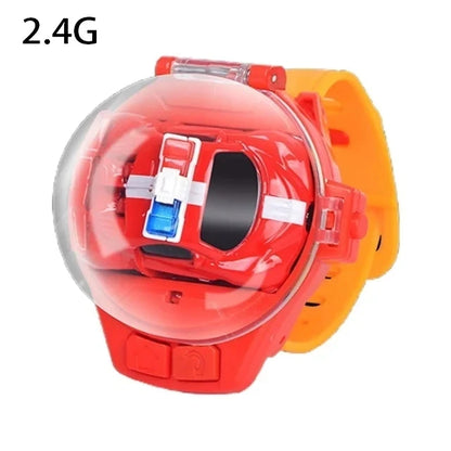 Mini RC Car Watch With LED Lights Toys