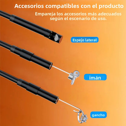7MM Type-C Endoscope Camera IP67 Waterproof with 6 Adjustable LEDs USB