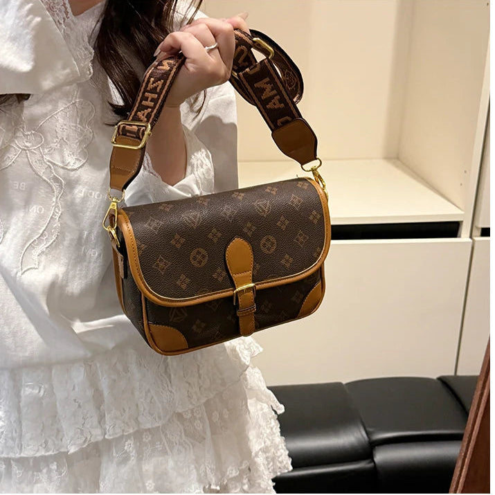 Classic Texture Crossbody Bag