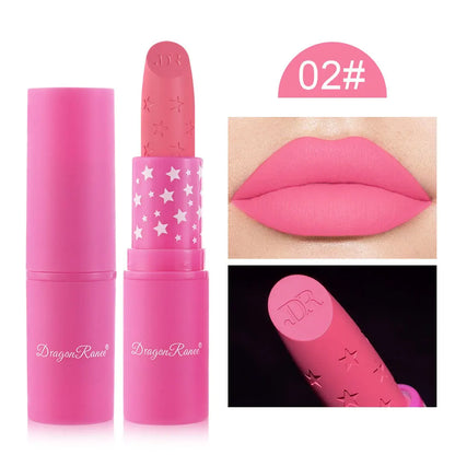9 Colors Waterproof Rose Red Velvet Matte Lipstick