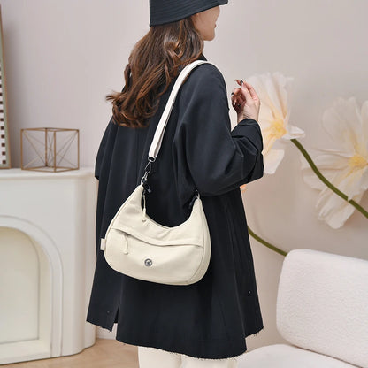 Nylon Crescent Crossbody Hobo Shoulder Bags