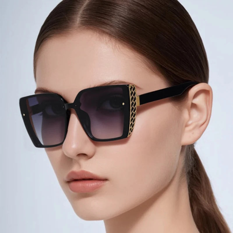 Large Frame High-end Ultraviolet Sun Protection Sunglasses