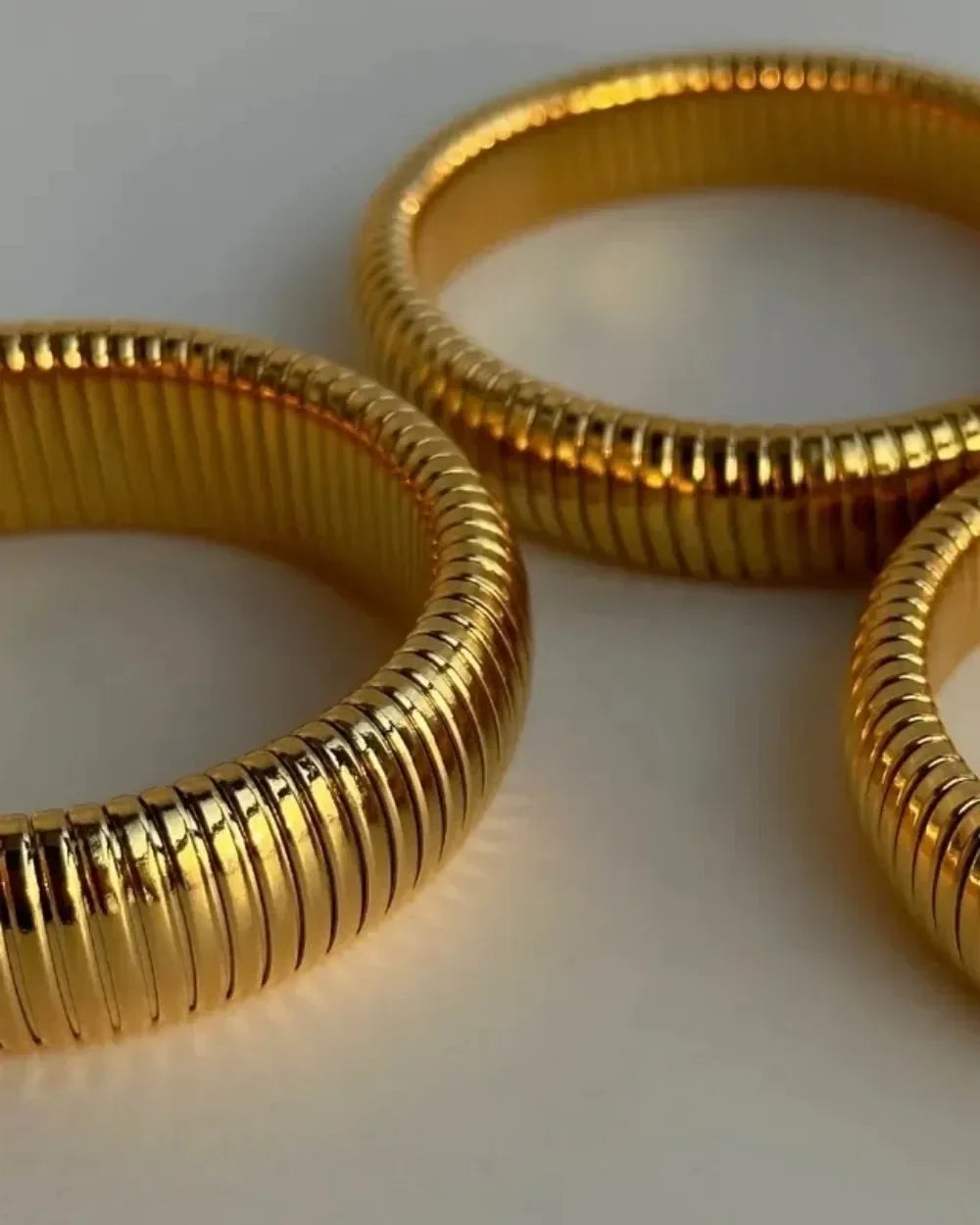 DANA Stainless Steel Flex Snake Cuff Bracelet