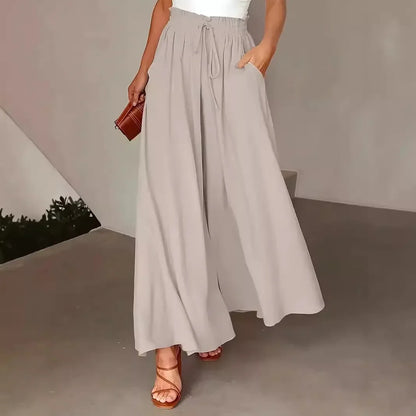 Polka Dot Print Streetwear Wide Leg Pants