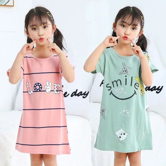 100% Cotton Cartoon Nightdress