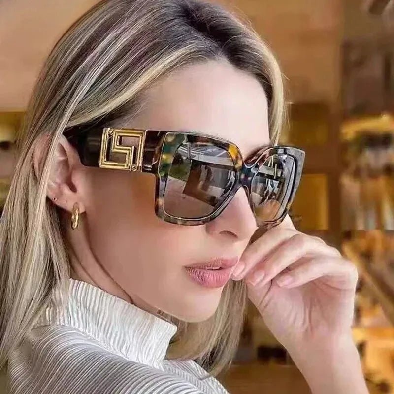 Oversized Square Vintage Luxury Eyeglasses