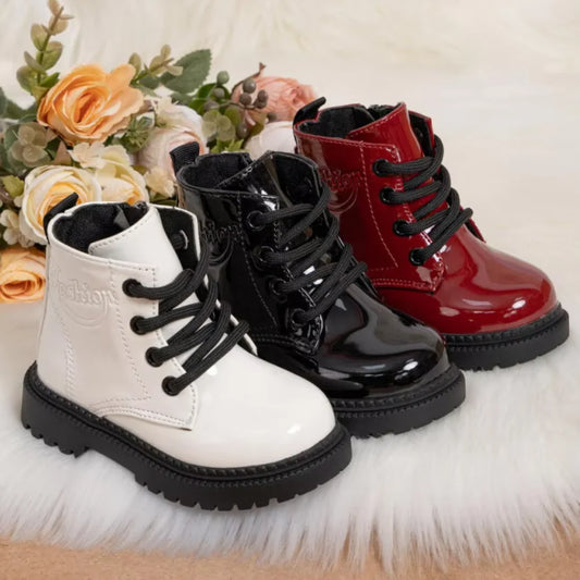 Waterproof PU Leather Toddler Boots