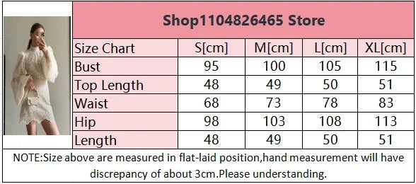 Flared Sleeve High Neck Slim Mini Dress