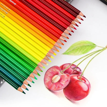 48/72/120/150/160/180Colors Pencils Professional Oil Wood