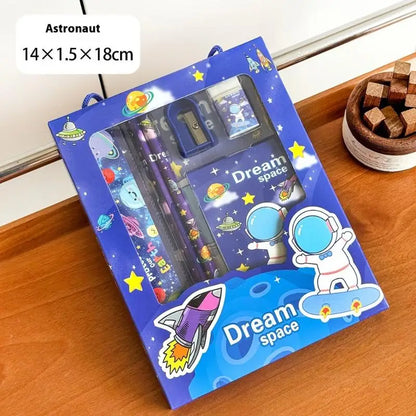 6Pcs/Set Cute Cartoon Capybara Pencil Stationery Set