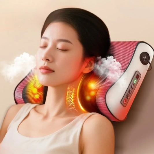 Multi Functional Neck and Shoulder Massager Multiple Adjustable Hot Compress Massage