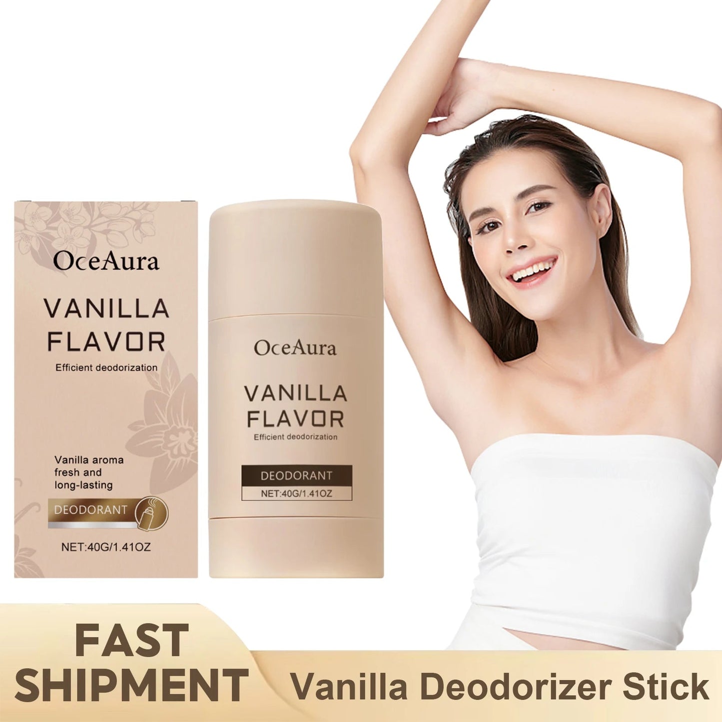Body Odor Remove Cream Vanilla Scent Deodorant