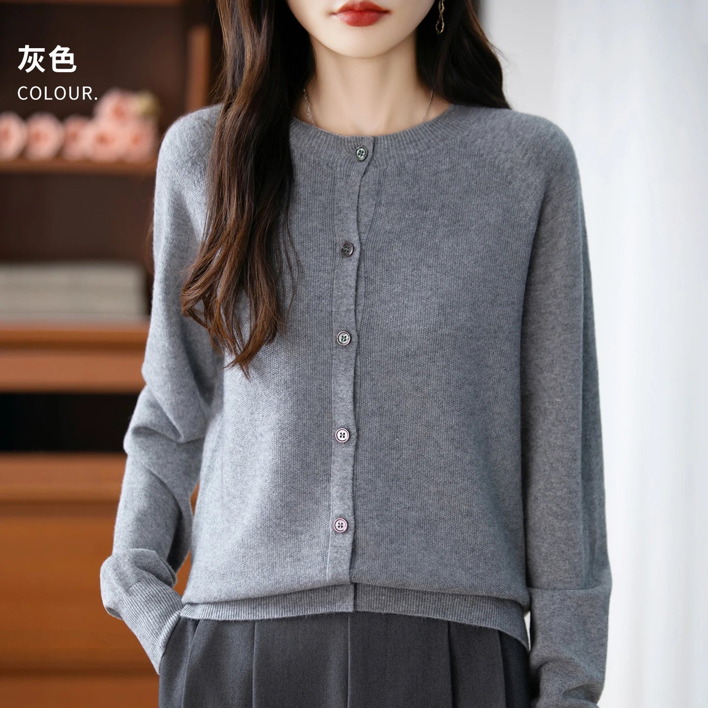 Wool Long Sleeve Sweater