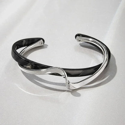 Metal Bangles Geometric C- shaped Bracelets
