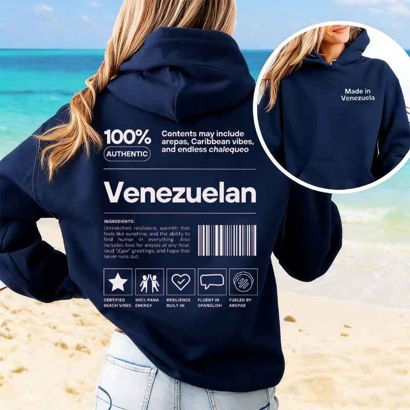 Venezuelan Hoodie Veneka Pullover Christmas Sweater