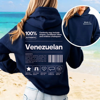 Venezuelan Hoodie Veneka Pullover Christmas Sweater