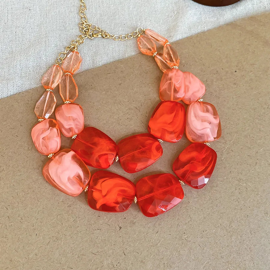 Bohemian Acrylic Choker Necklaces