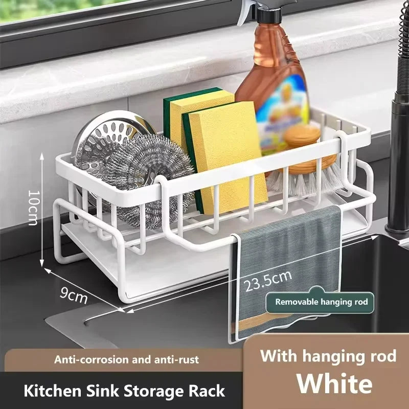 Carbon Steel Sink Sponge Drain Rack
