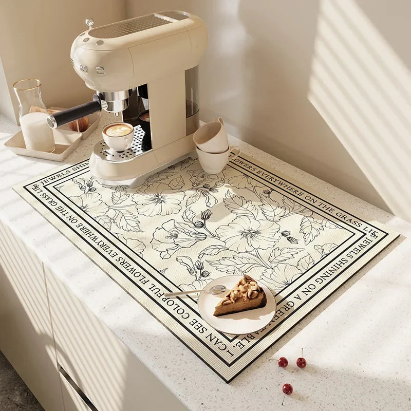 Large Kitchen Super Absorbent Drying Mat